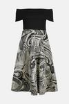 Coast Bardot Jacquard Skirt Midi Dress thumbnail 4