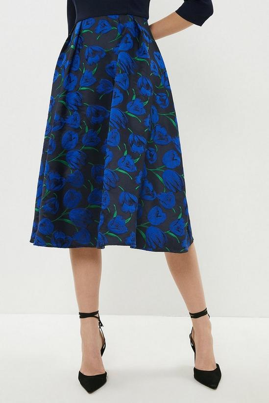 Coast Jacquard Skirt Midi Dress 2