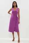 Coast Premium Split Skirt V Neck Midi Dress thumbnail 1