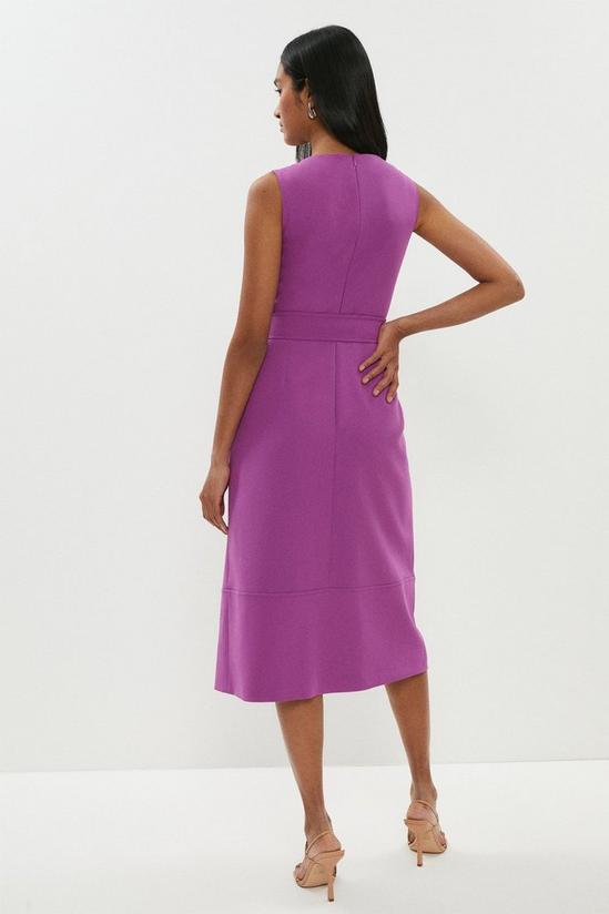 Coast Premium Split Skirt V Neck Midi Dress 3