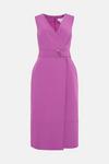 Coast Premium Split Skirt V Neck Midi Dress thumbnail 4