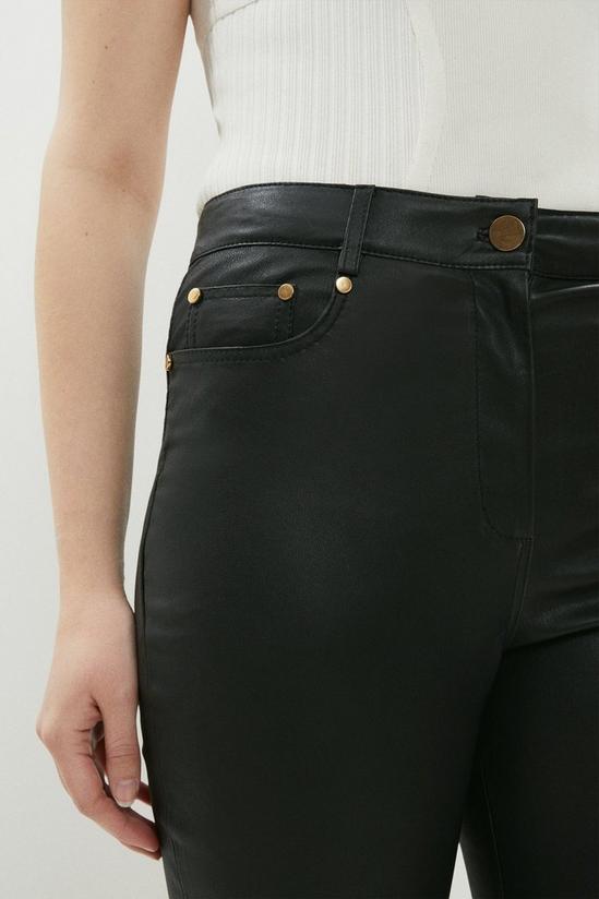Coast Stretch Leather 5 Pocket Trousers 2