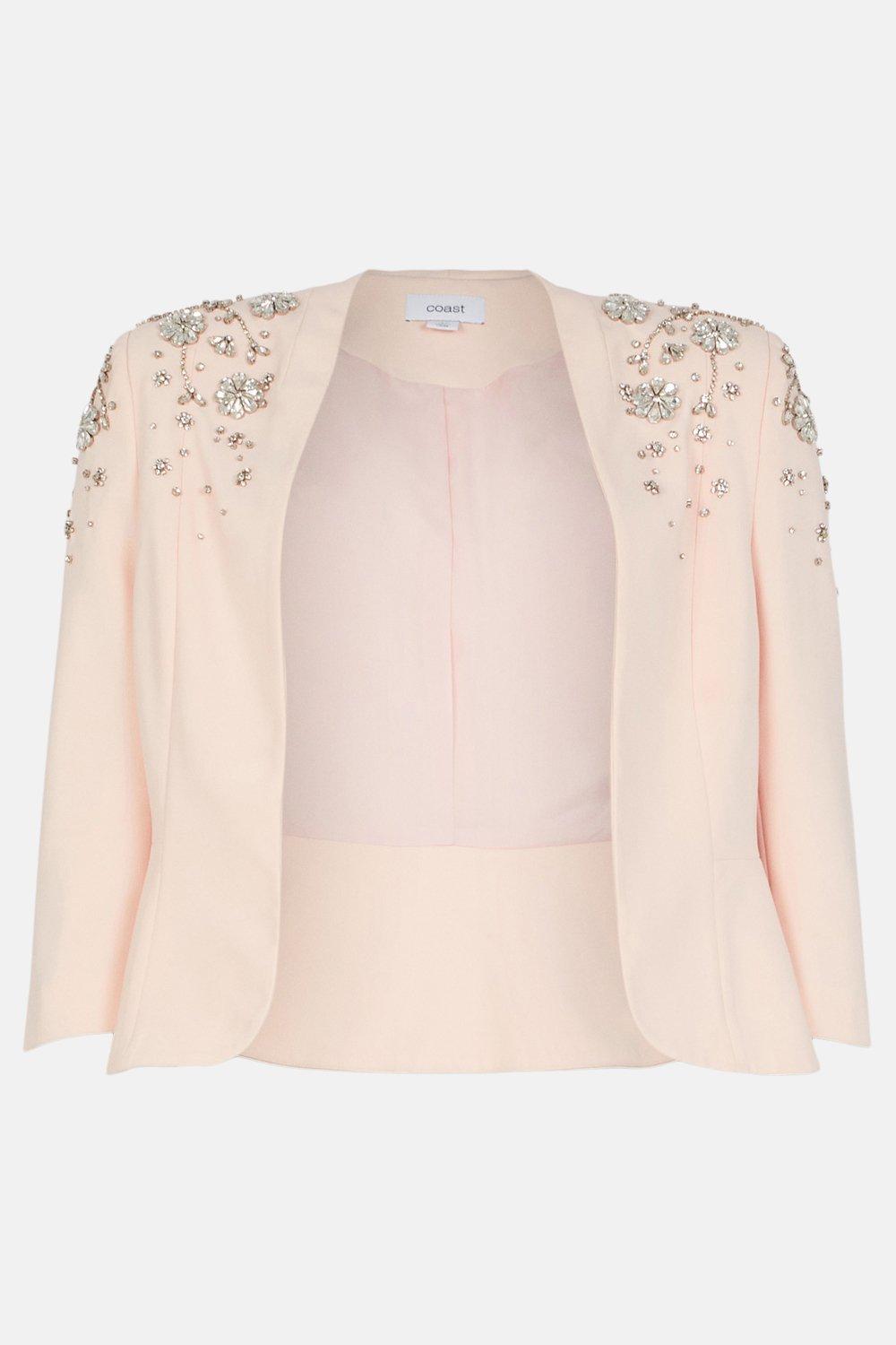 Jackets & Coats, Embellished Crop Jacket