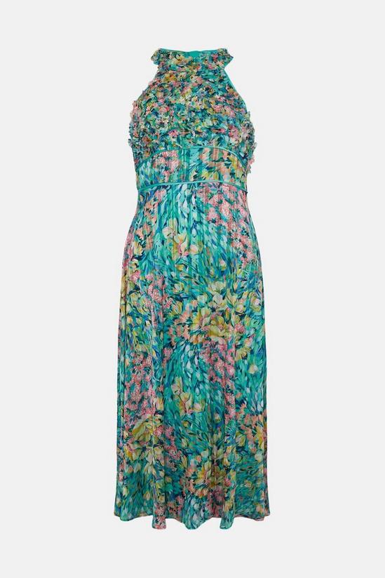 Coast Alexandra Farmer 3d Printed Strappy Maxi Dress 4