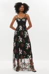 Coast Embroidered Mesh Bustier Maxi Dress thumbnail 1