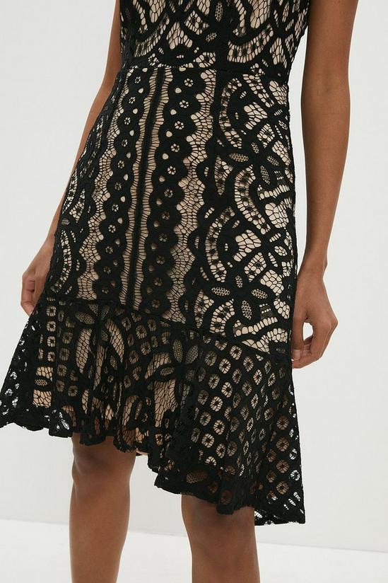 Coast Capped Sleeve Placement Lace Mini Dress 2