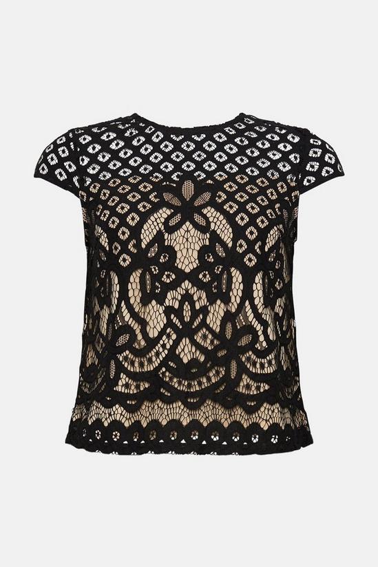Coast Capped Sleeve Lace Top 4
