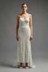 Coast Lace Bustier Maxi Dress With Train thumbnail 1
