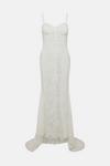 Coast Lace Bustier Maxi Dress With Train thumbnail 4