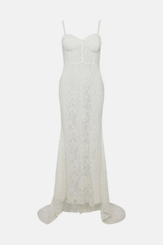 Coast Lace Bustier Maxi Dress With Train 4