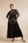 Coast Plus Size All Over Embroidered Maxi Dress thumbnail 1