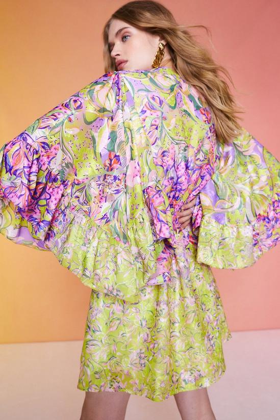 Coast Alexandra Farmer Ombre Kimono Mini Dress 3