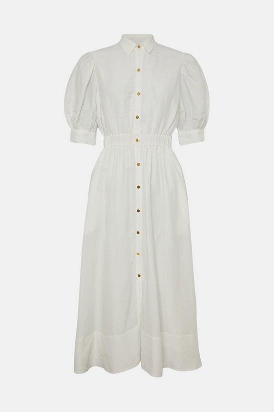 Coast Modal Blend Linen Shirt Dress 4