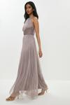 Coast Panelled Ruched Halter Tulle Maxi Dress thumbnail 1