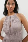 Coast Panelled Ruched Halter Tulle Maxi Dress thumbnail 2