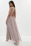 Coast Panelled Ruched Halter Tulle Maxi Dress thumbnail 3