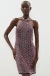 Coast Premium All Over Sequin Geometric Mini Dress thumbnail 1