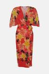 Coast Print And Beadwork Kimono Wrap Dress thumbnail 4