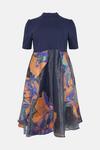 Coast Plus Size Floral Detailed Jacquard Midi Dress thumbnail 4