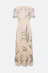 Coast Trailing Floral Angel Sleeve Embroidered Maxi Dress thumbnail 4