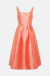 Coast Twill Seamed Bodice Full Skirt Midi Dress thumbnail 4