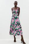 Coast Bustier Printed Fit And Flare Dress thumbnail 1