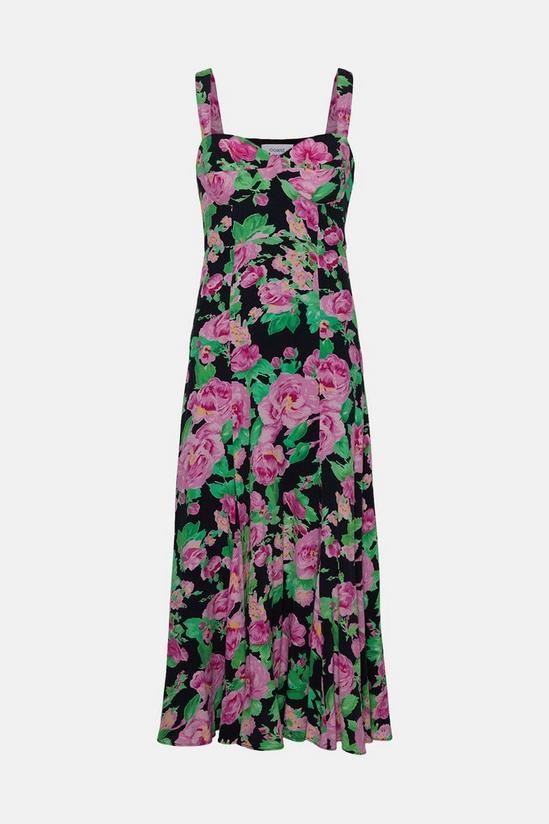 Coast Bustier Printed Fit And Flare Dress 4