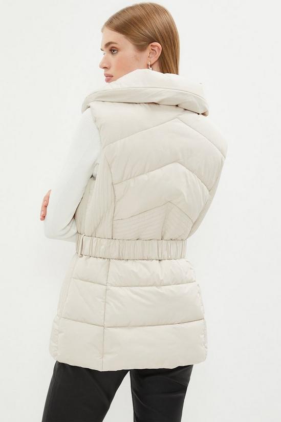 Coast Cosy Collar Puffer Belted Gilet 3