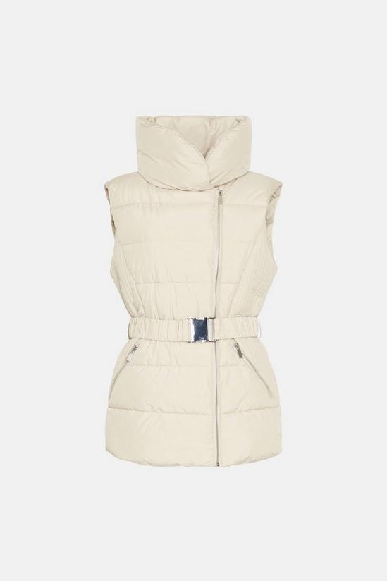 Coast Cosy Collar Puffer Belted Gilet 4