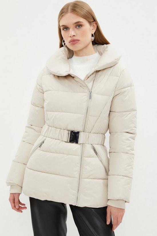 Coast Cosy Collar Puffer Belted Jacket 1