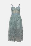 Coast Butterfly Embroidered Bustier Midi Dress thumbnail 4