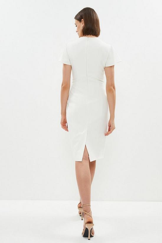 Coast Premium Flare Sleeve Ruched Bodice Midi Dress 3