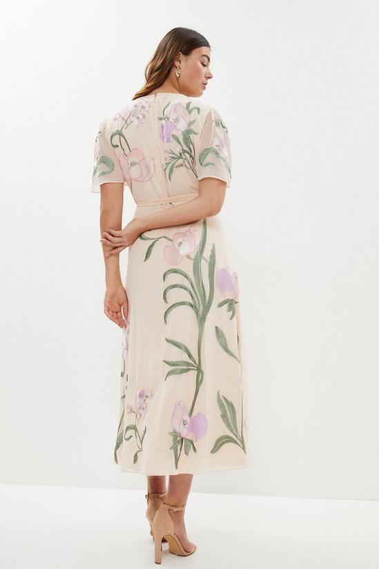Coast Plus Size Floral Column Embroidered Maxi Dress 3