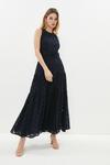 Coast Broderie Tiered Midi Dress With Self Belt thumbnail 1