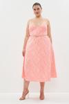 Coast Plus Size Bonded Lace Belted Full Skirted Dress thumbnail 1