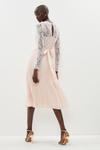 Coast Lace Top Pleat Skirt Midi Dress thumbnail 3