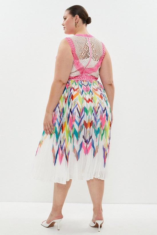 Coast Plus Size Nick Grindrod Print Trim Midi Dress 3