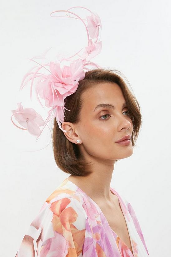 Coast Floral Feather Stand Out Headpiece 1