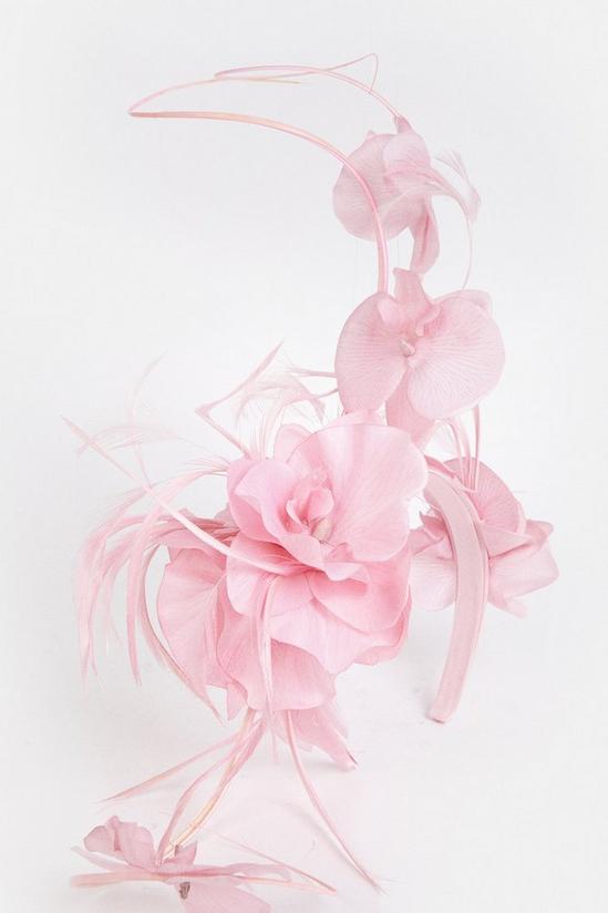 Coast Floral Feather Stand Out Headpiece 3