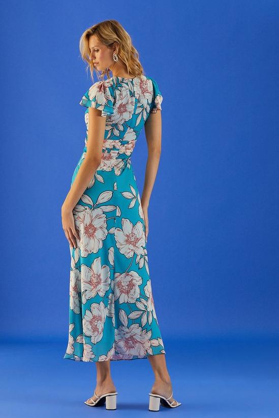 Coast Printed Georgette Ruffle Maxi Dress 3