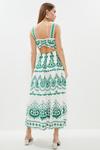 Coast Tile Embroidered Full Skirted Maxi Dress thumbnail 3