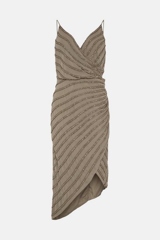 Coast Premium Drape Wrap Embellished Cami Dress 4