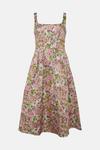 Coast Seamed Bodice Jacquard Full Skirt Midi Dress thumbnail 4