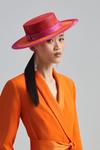 Coast Lisa Tan Premium Contrast Colour Boater Hat thumbnail 1