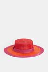 Coast Lisa Tan Premium Contrast Colour Boater Hat thumbnail 2
