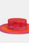 Coast Lisa Tan Premium Contrast Colour Boater Hat thumbnail 3