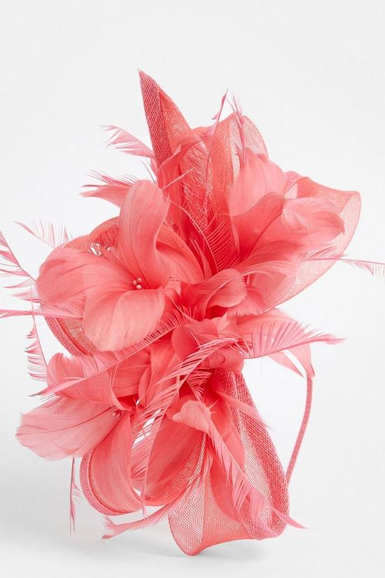 Coast Mesh And Feather Oversized Loop Fascinator 3