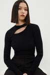 Coast Cut Out Ribbed Knitted Top thumbnail 1
