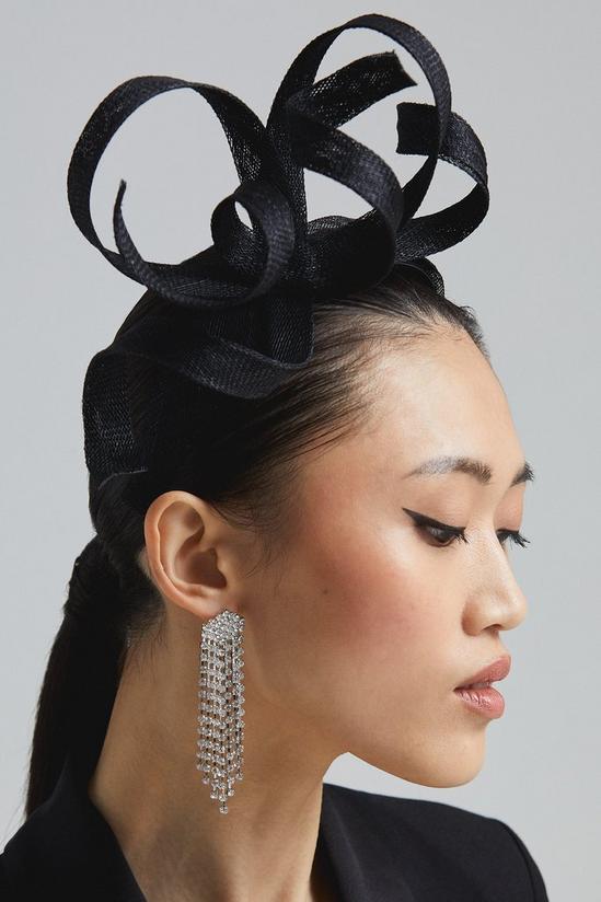 Coast Lisa Tan Premium Twisted Curl Headband Fascinator 1