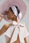 Coast Lisa Tan Premium Satin Bow Wide Brim Hat thumbnail 4